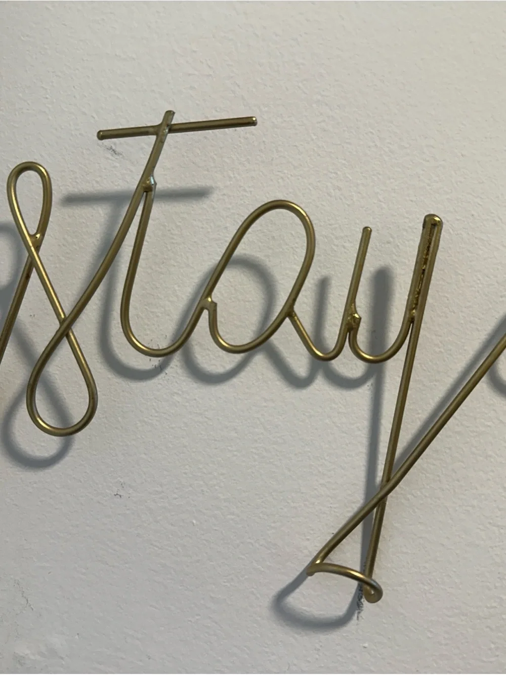 Urban Outfitters gold metal