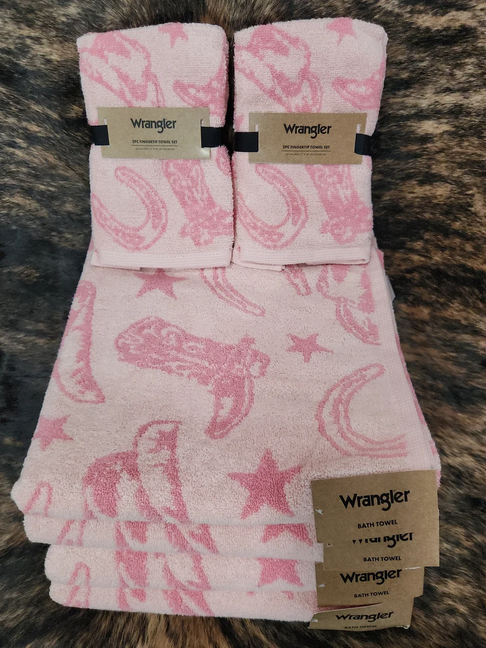 Wrangler branded towels