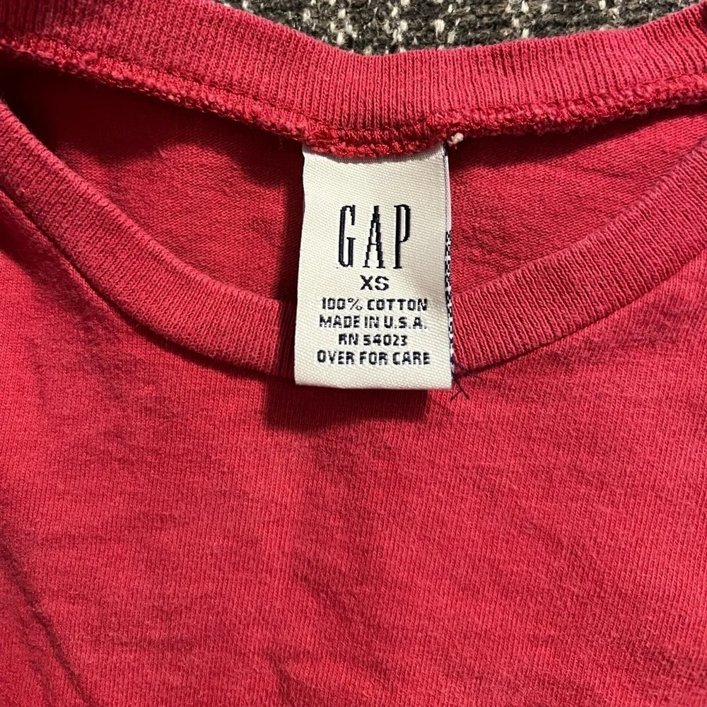 Kids Vintage Gap Pocket Tshirt Made in USA