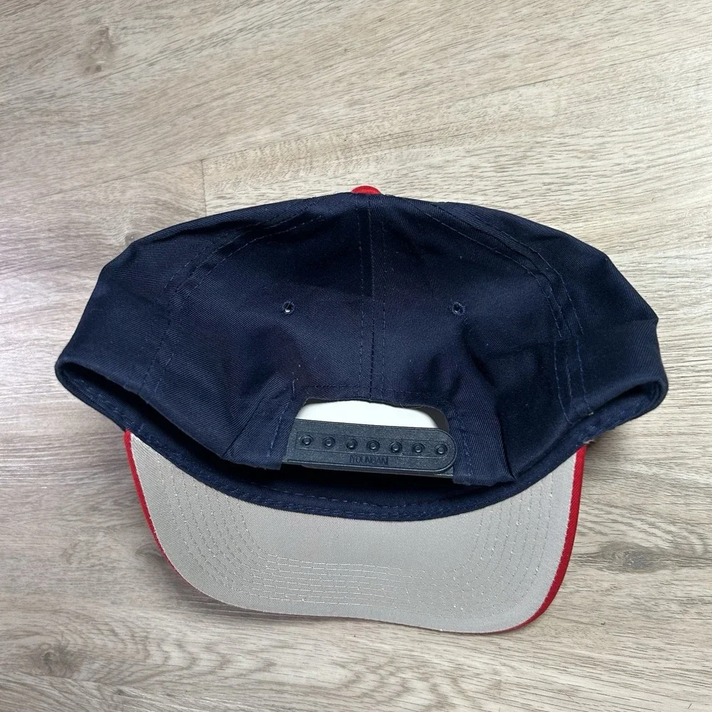 VTG Atlanta Braves Snapback Hat MLB Baseball Youngan‎ Blue Plain Logo Cap