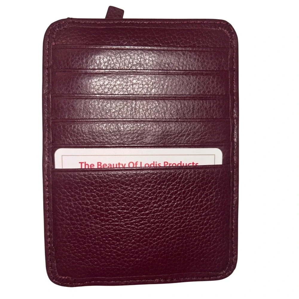 Lodis pebbled leather