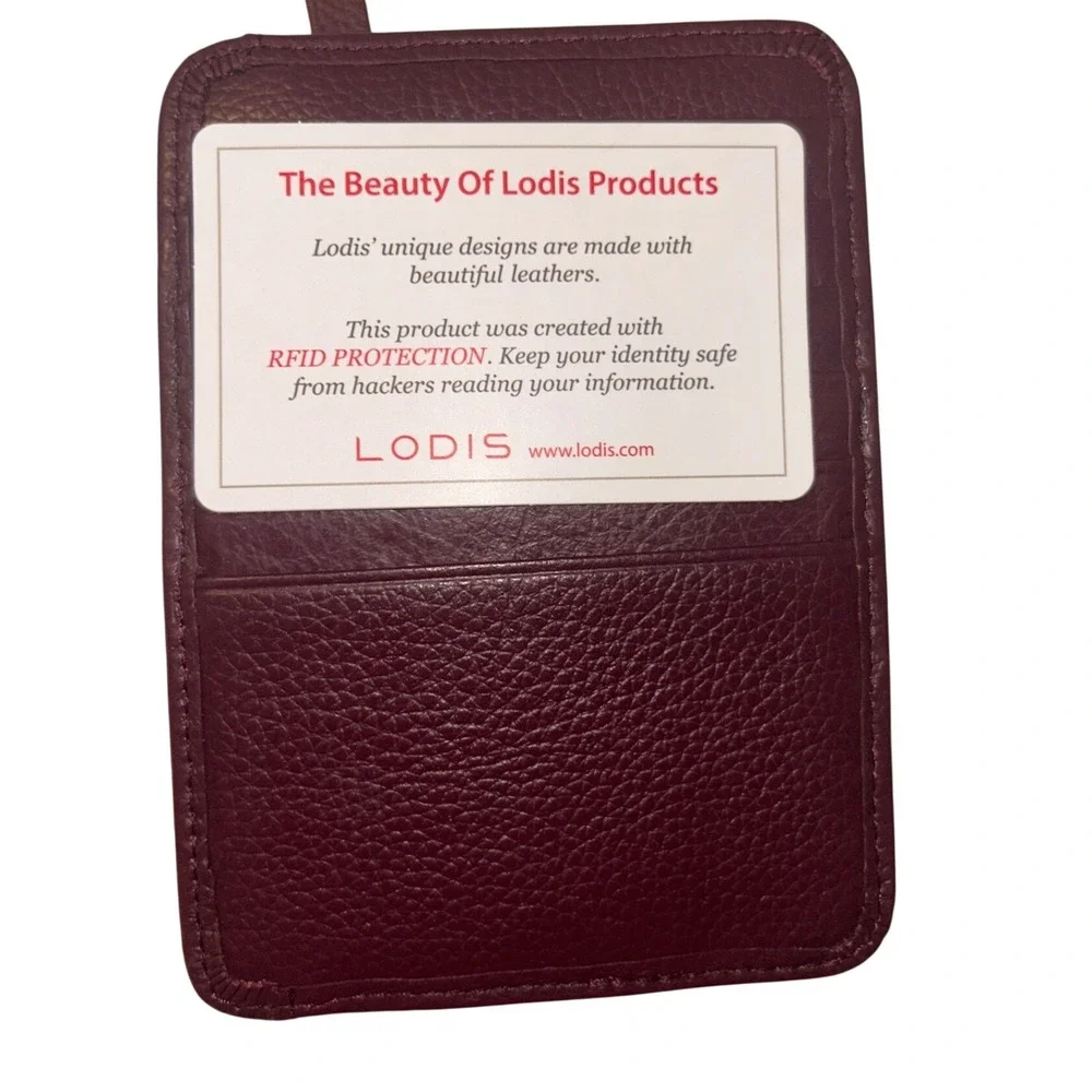 Lodis pebbled leather