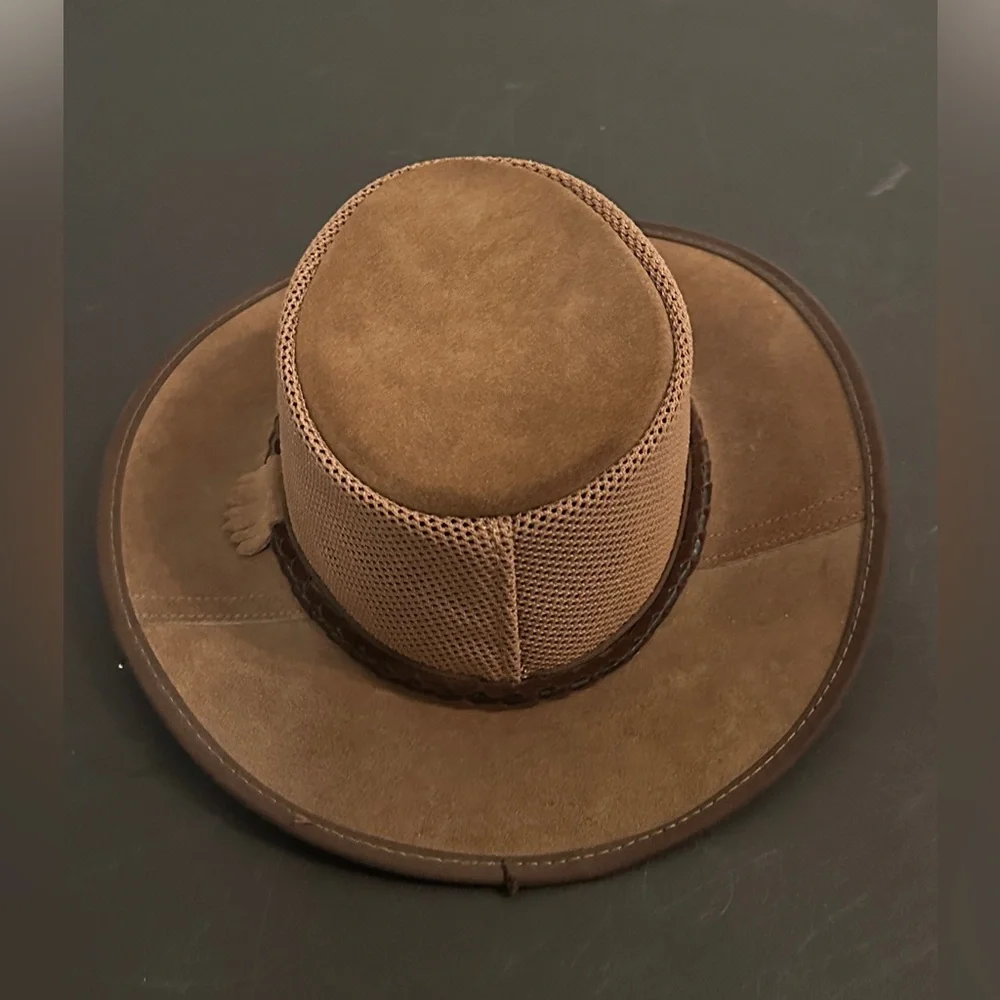 Head'N Home Monterey Breezer SolAir Suede and Mesh‎ Shade Hat