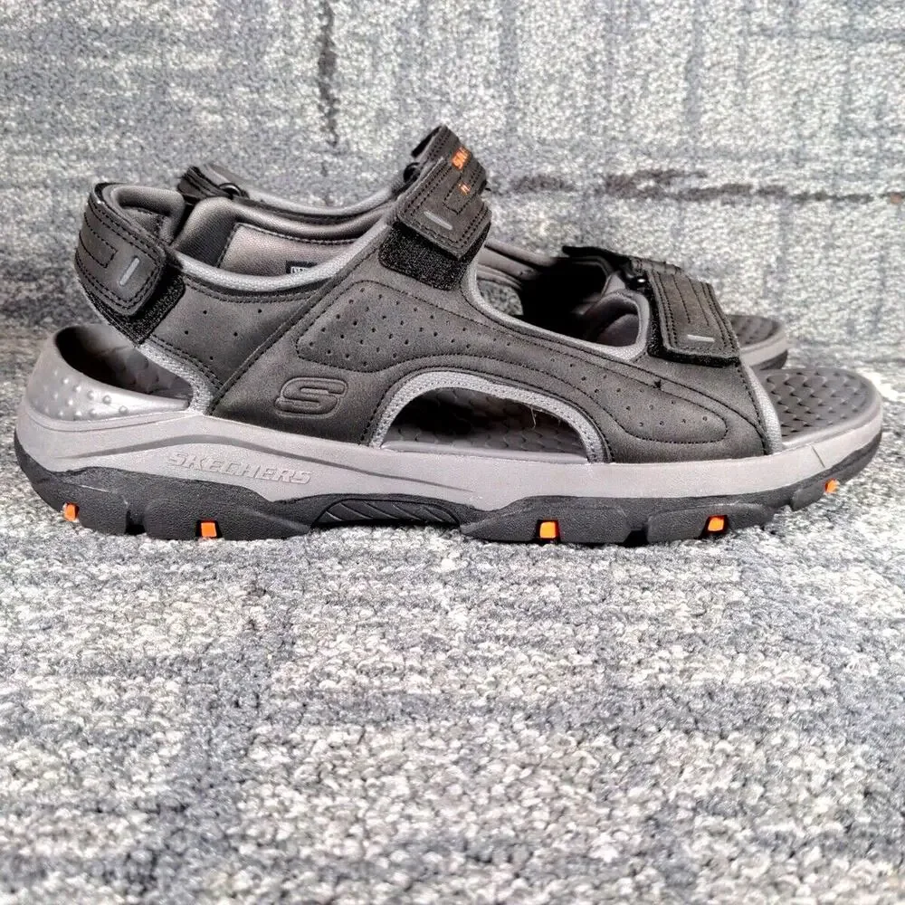 Skechers Tresmen Garo Outdoor‎ Trail Hiking Sandals Shoes Comfort Gray Men Sz 13