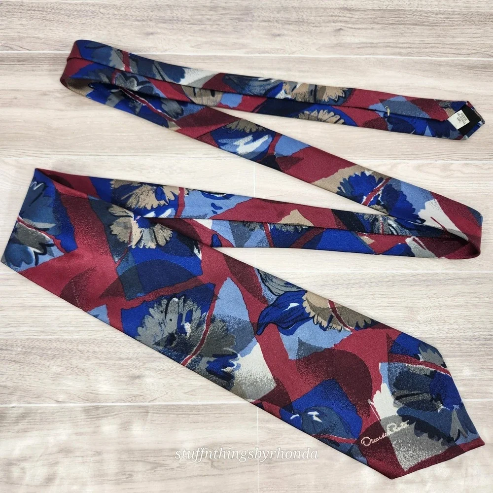 Oscar de la Renta vintage necktie