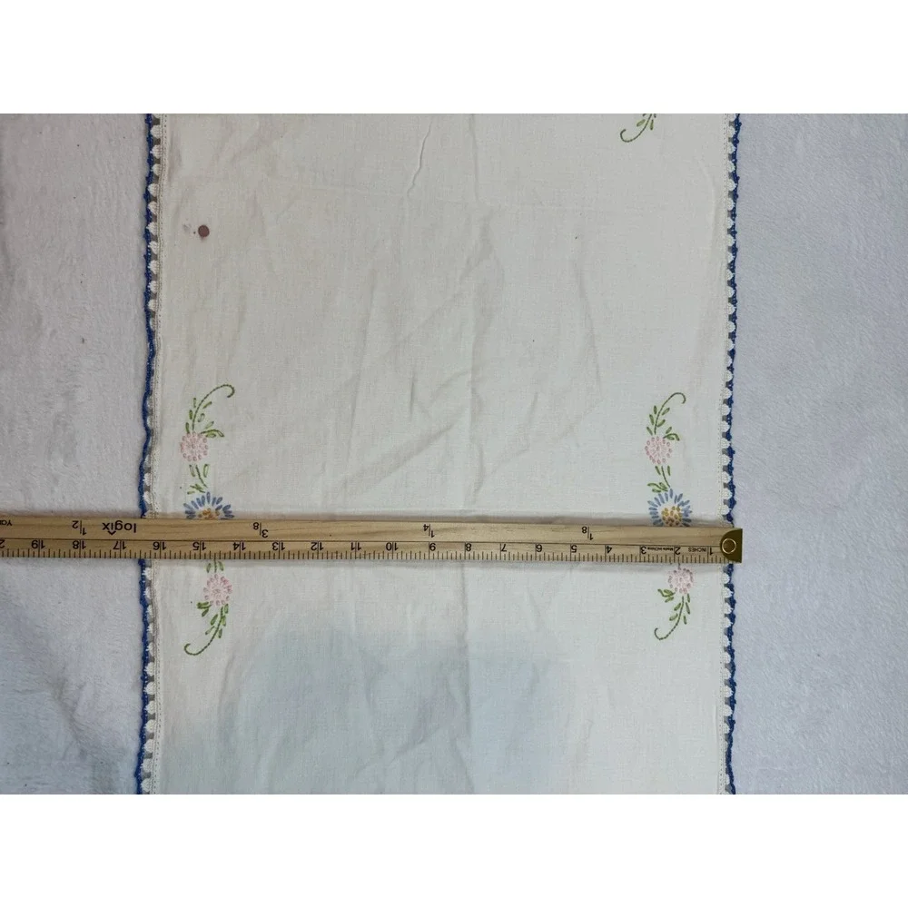 Lot Vtg Assorted Sizes Mixed Lot Cotton Linen Runners‎ Pillowcase Floral Dog