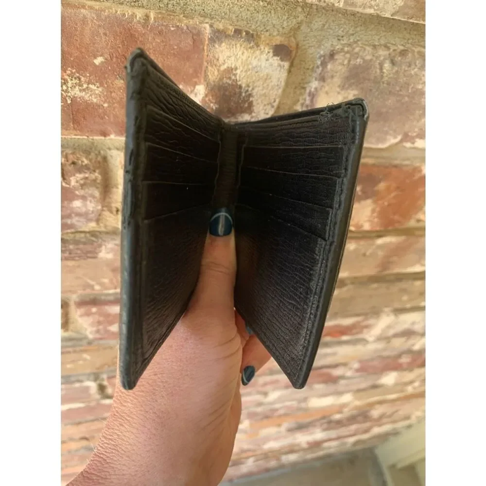 Salvatore Ferragamo black leather