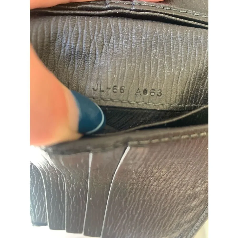 Salvatore Ferragamo black leather