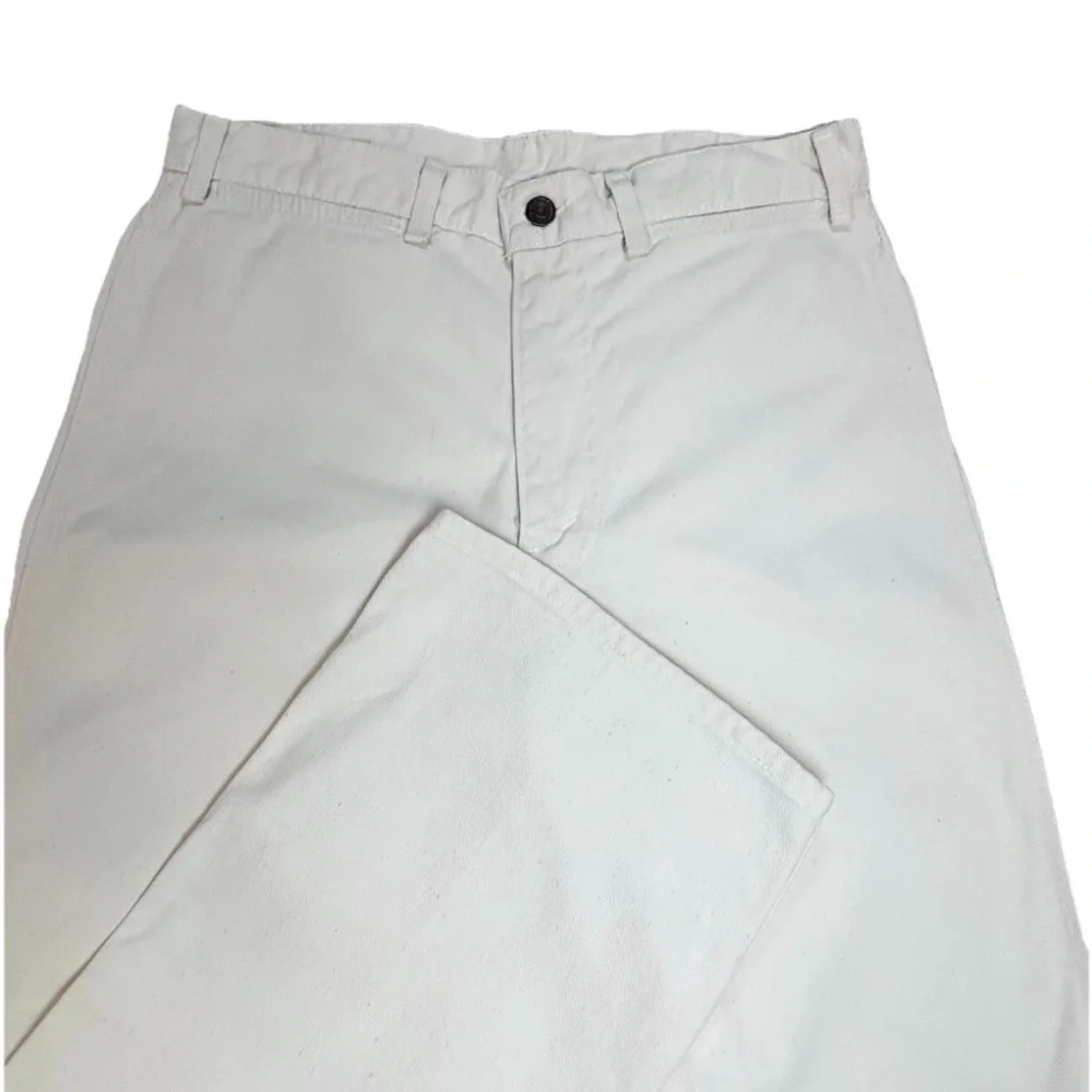 Vintage 70s Levi’s Flared Pants Men’s 30x30 Cream White Tab‎ Style 2214-4156