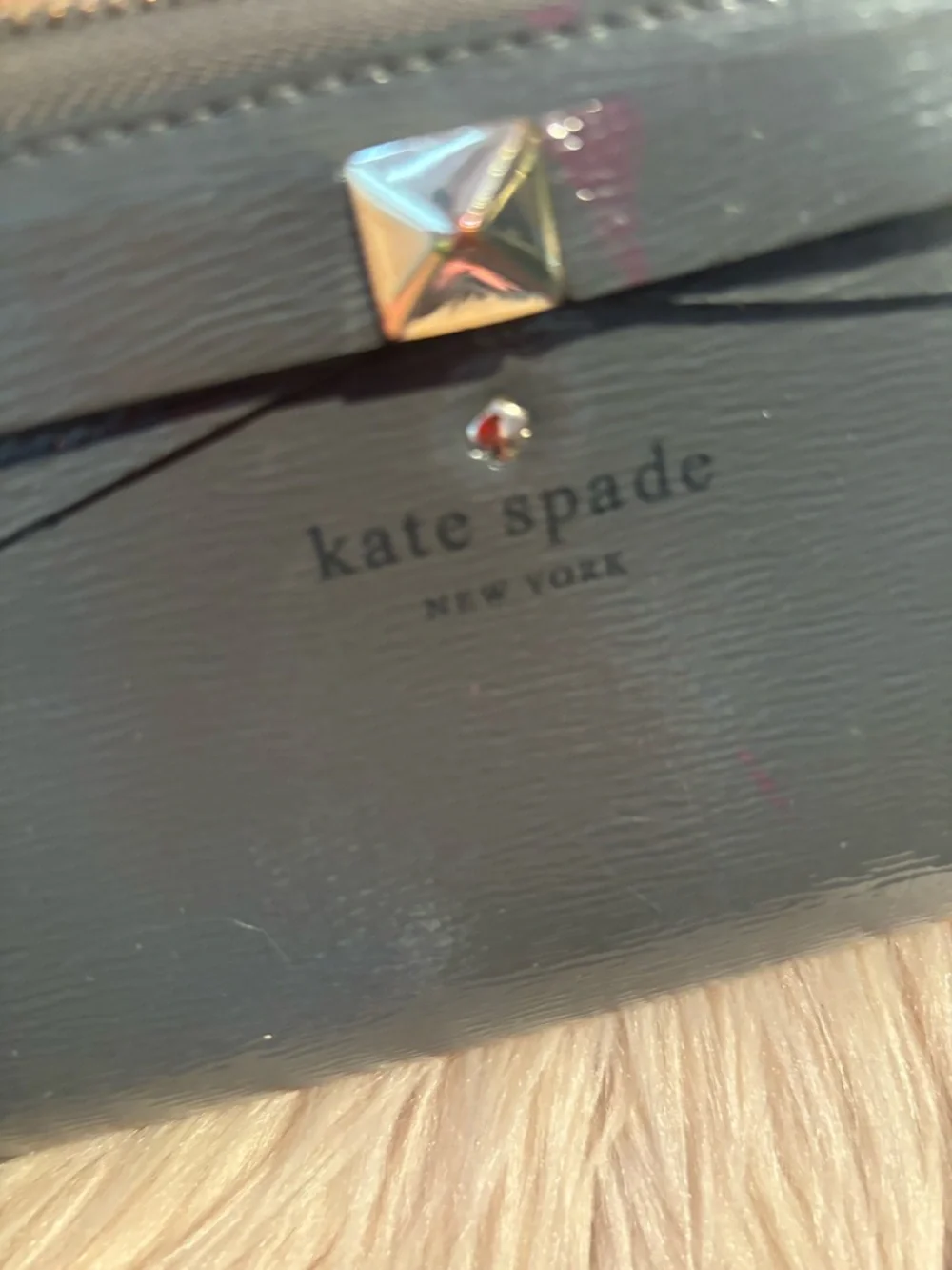 kate spade glossy gray