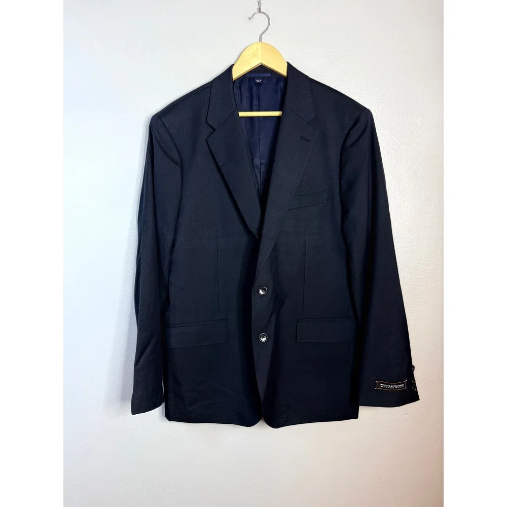 J.Crew Ludlow‎ Slim-fit suit jacket Italian worsted wool 44/R Mariner Blue NWT