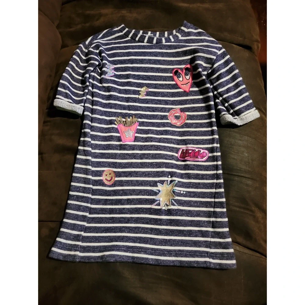 Gymboree‎ cosmic club hello fries lightning dress size 7