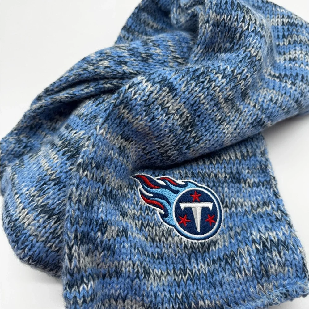 Tennessee Titans Blue and Gray‎ Cozy Knit Scarf, OS