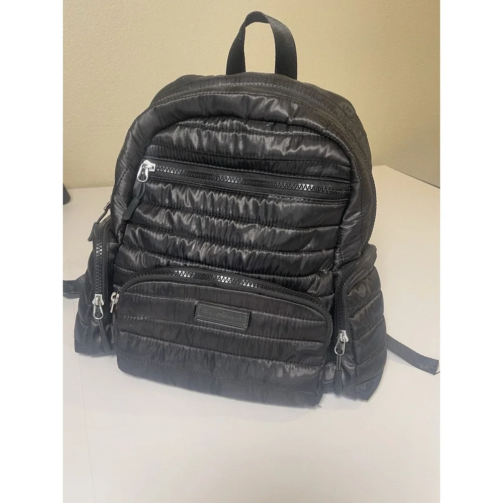 Tahari black quilted