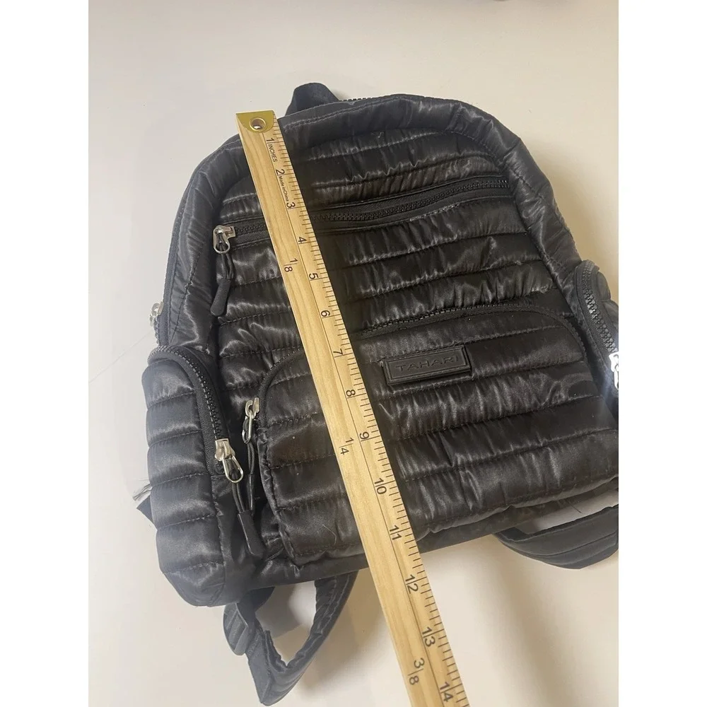 Tahari black quilted