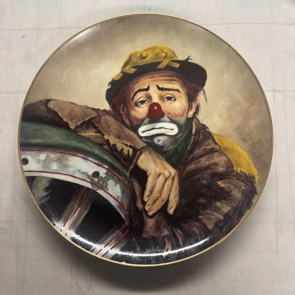 Jon Helland Decorative Clown Plate‎