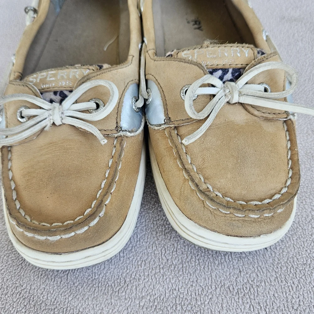 Sperry leather there few