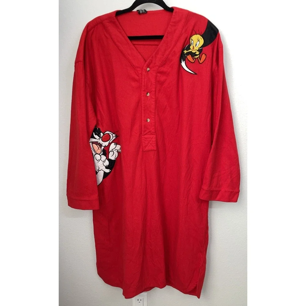 Sleepwear SYLVESTER & TWEETY Large/XL Sleep‎ Shirt WARNER BROS STUDIO STORE