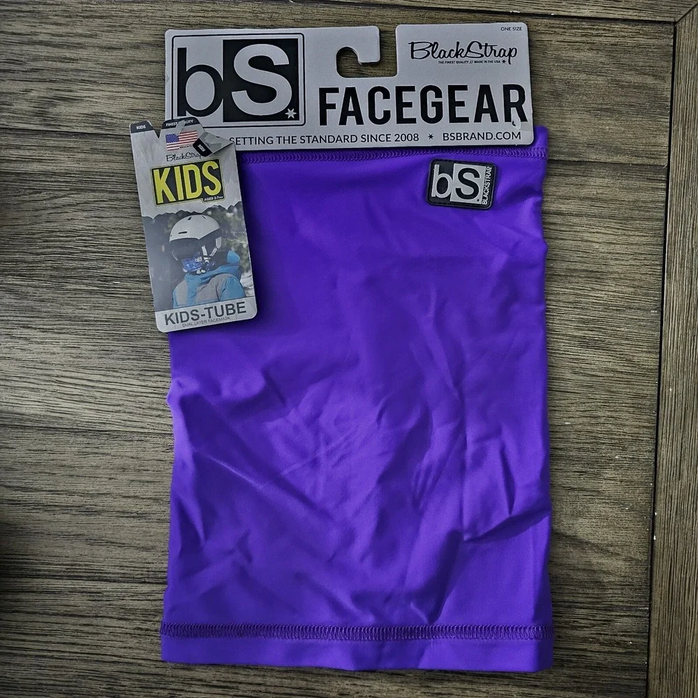 Black Strap Facegear Kids Tube Deep Purple S-FG-K-KT-S-DEEPUR