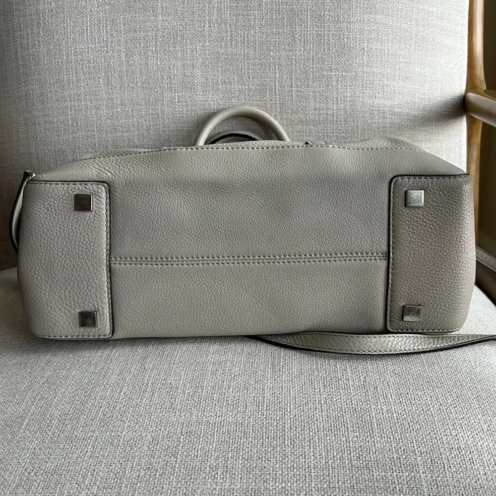 Michael Kors grey tote with shoulder strap