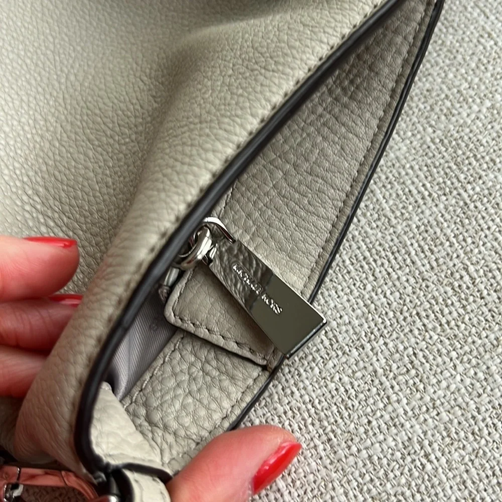 Michael Kors grey tote with shoulder strap