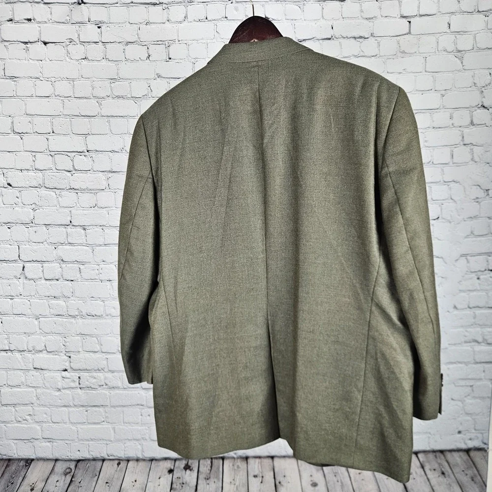 H.W.‎ Rosenblum Jack Victor Cashmere Blazer 45S Green Sport Coat Union Made...