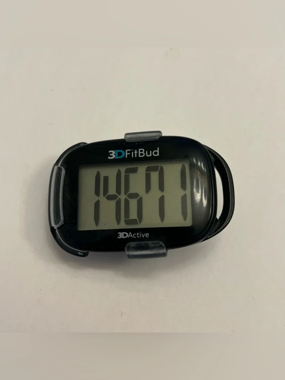 3DFitBud Simple Step Counter Walking 3D Pedometer with‎ Clip and Lanyard A420S
