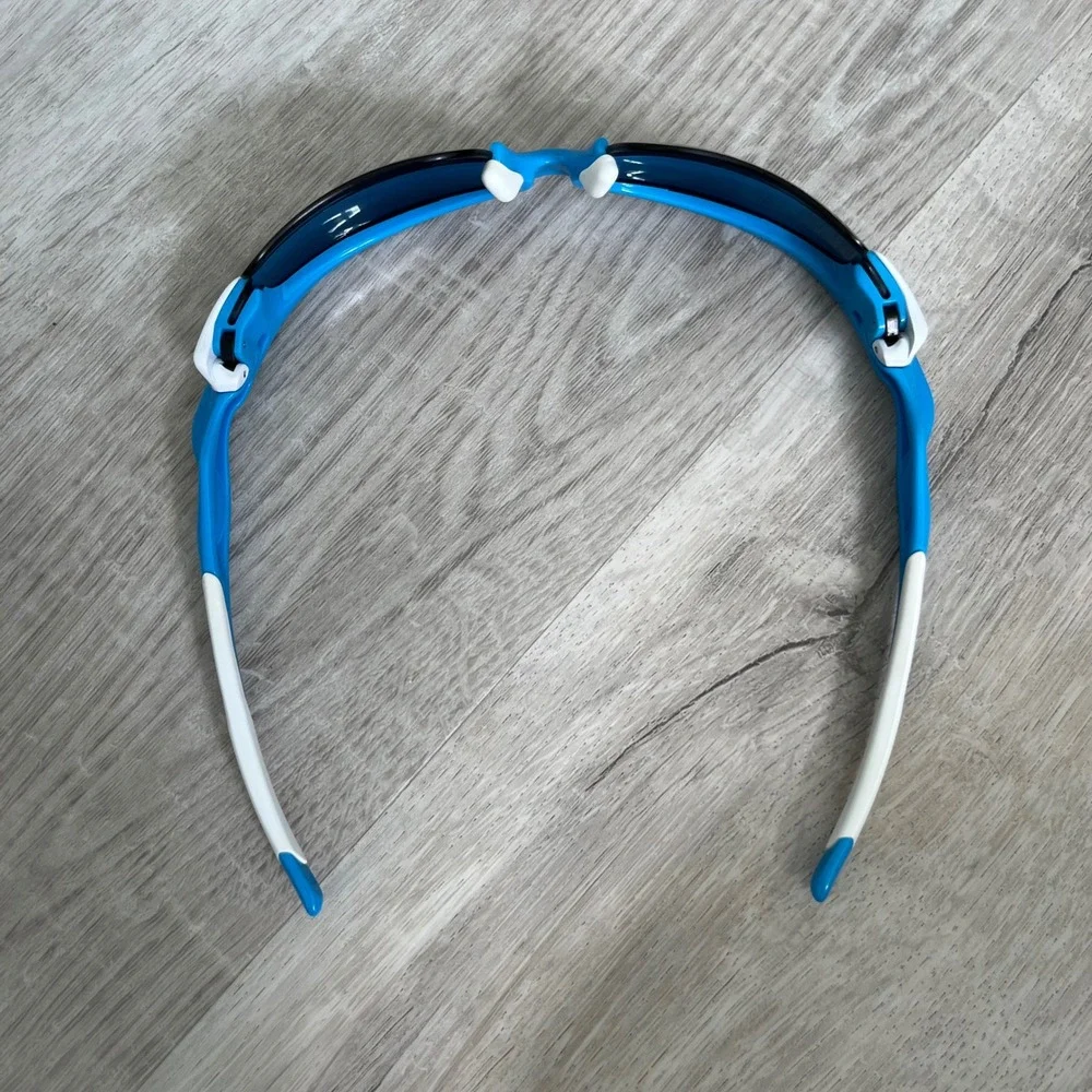 Oakley Fast Jacket XL OO9156-04 Sunglasses Blue Black Iridium w/ Case Active