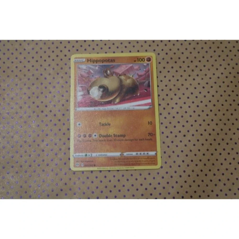 Hippopotas 093/189 Pokemon Card (2020)