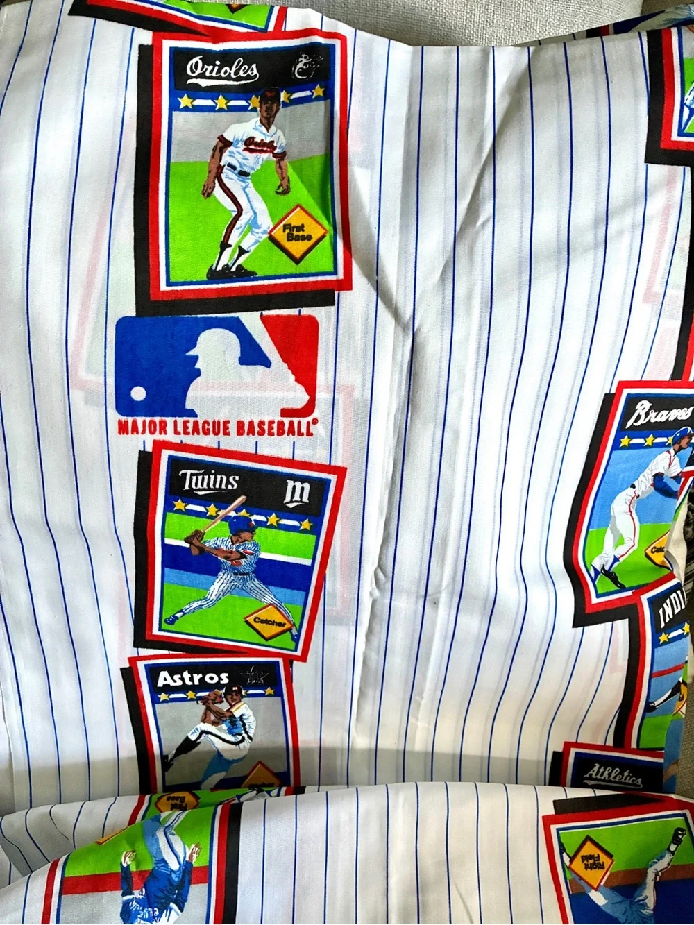 MLB home polyester fitted