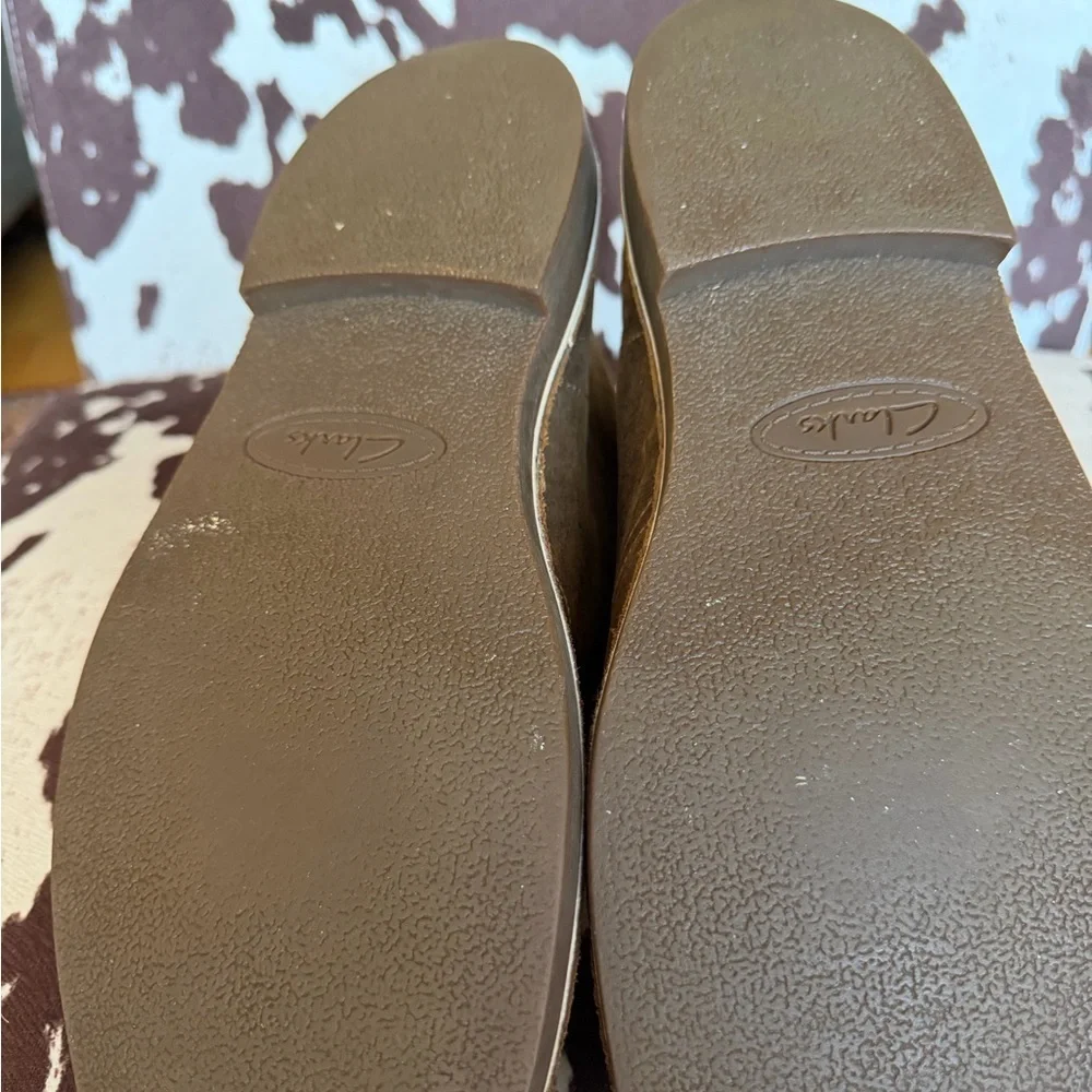 Clarks brown leather