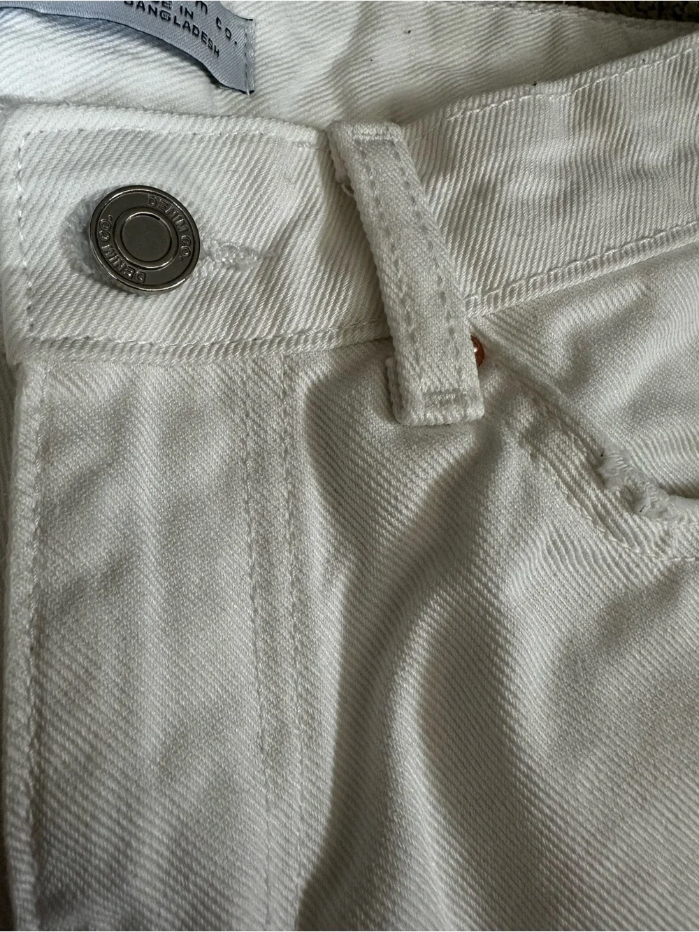 Denim&Co white denim