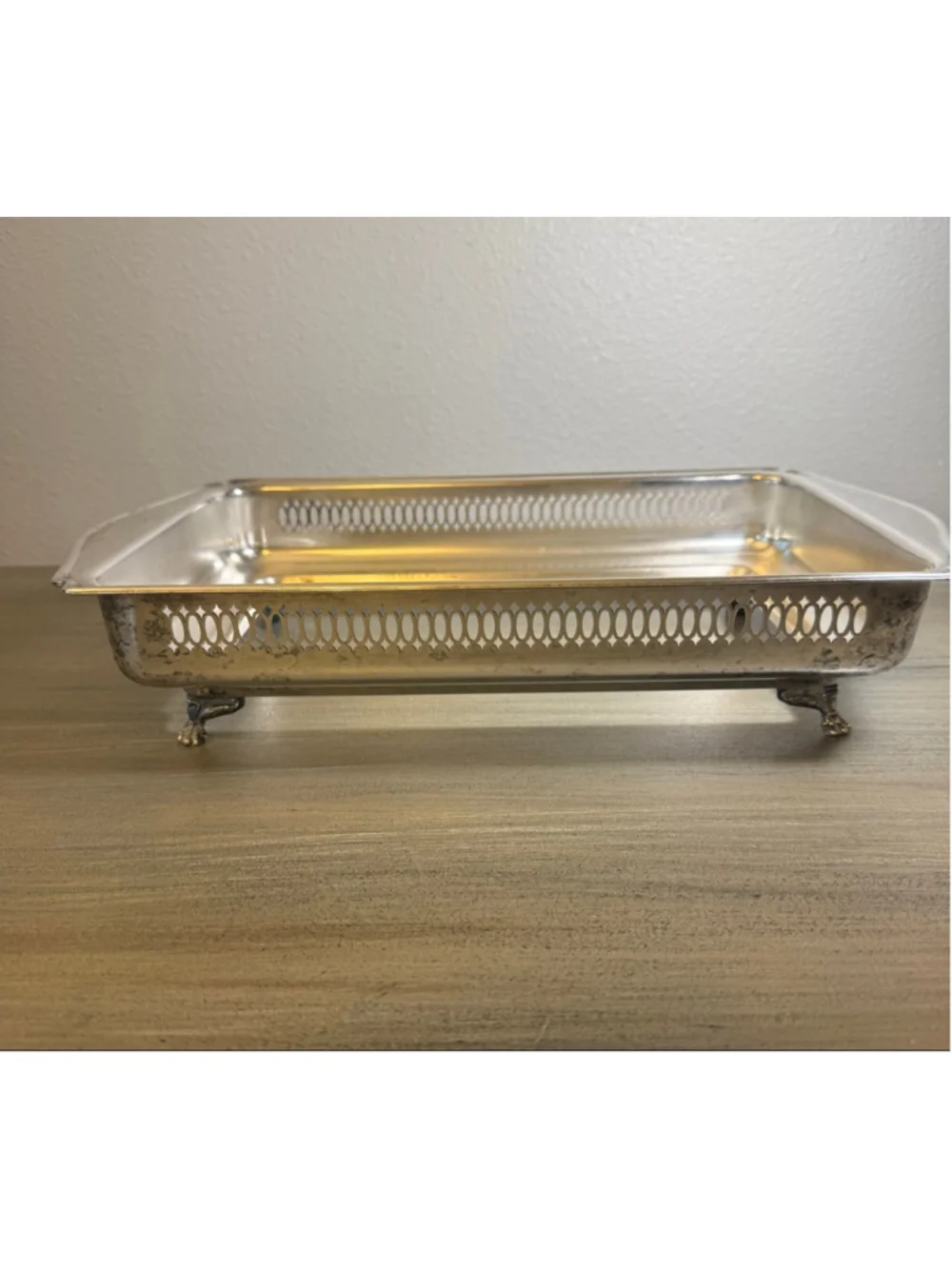 Unbranded vintage silverplated