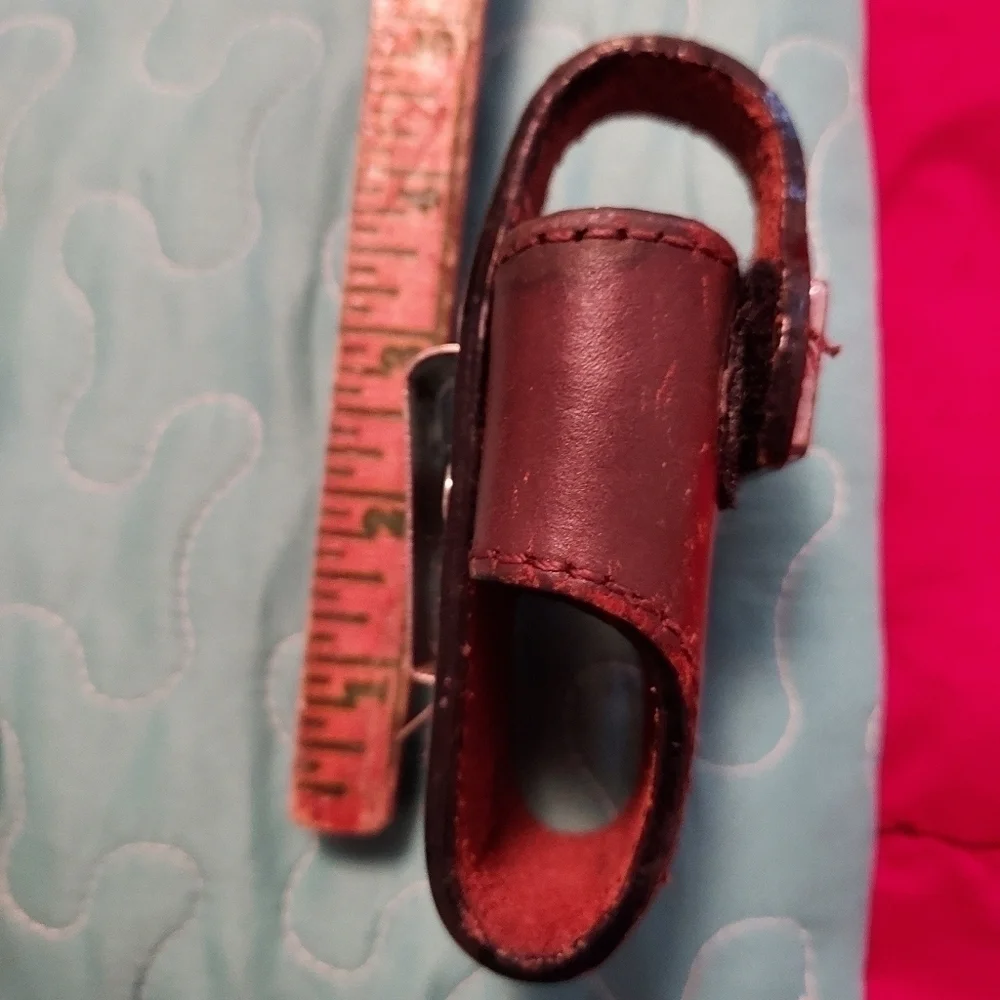 Xsmall leather phone case clip on