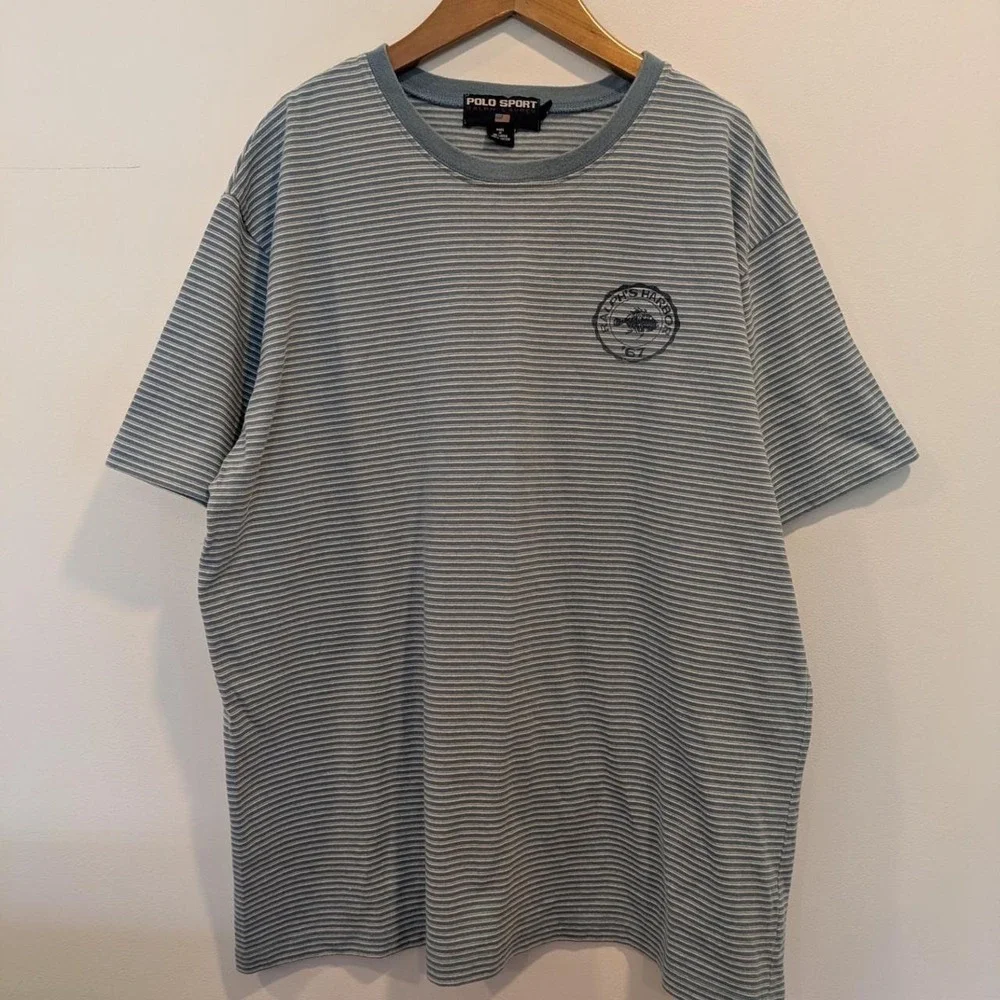 Vintage Ralph Lauren Surf T shirt Mens XL Oversized Baggy 