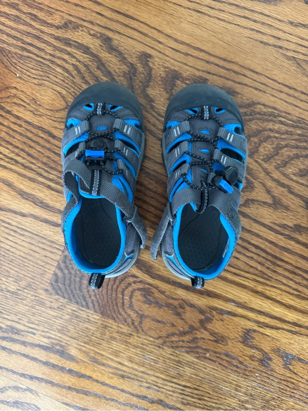 Keen Kids Gray and Blue Closed-Toe Water Shoes