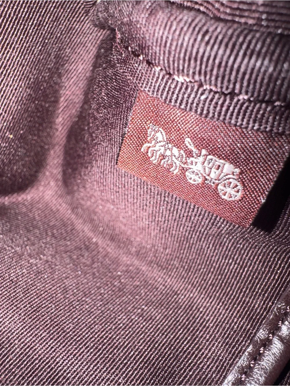 Coach pebble blossoms panel