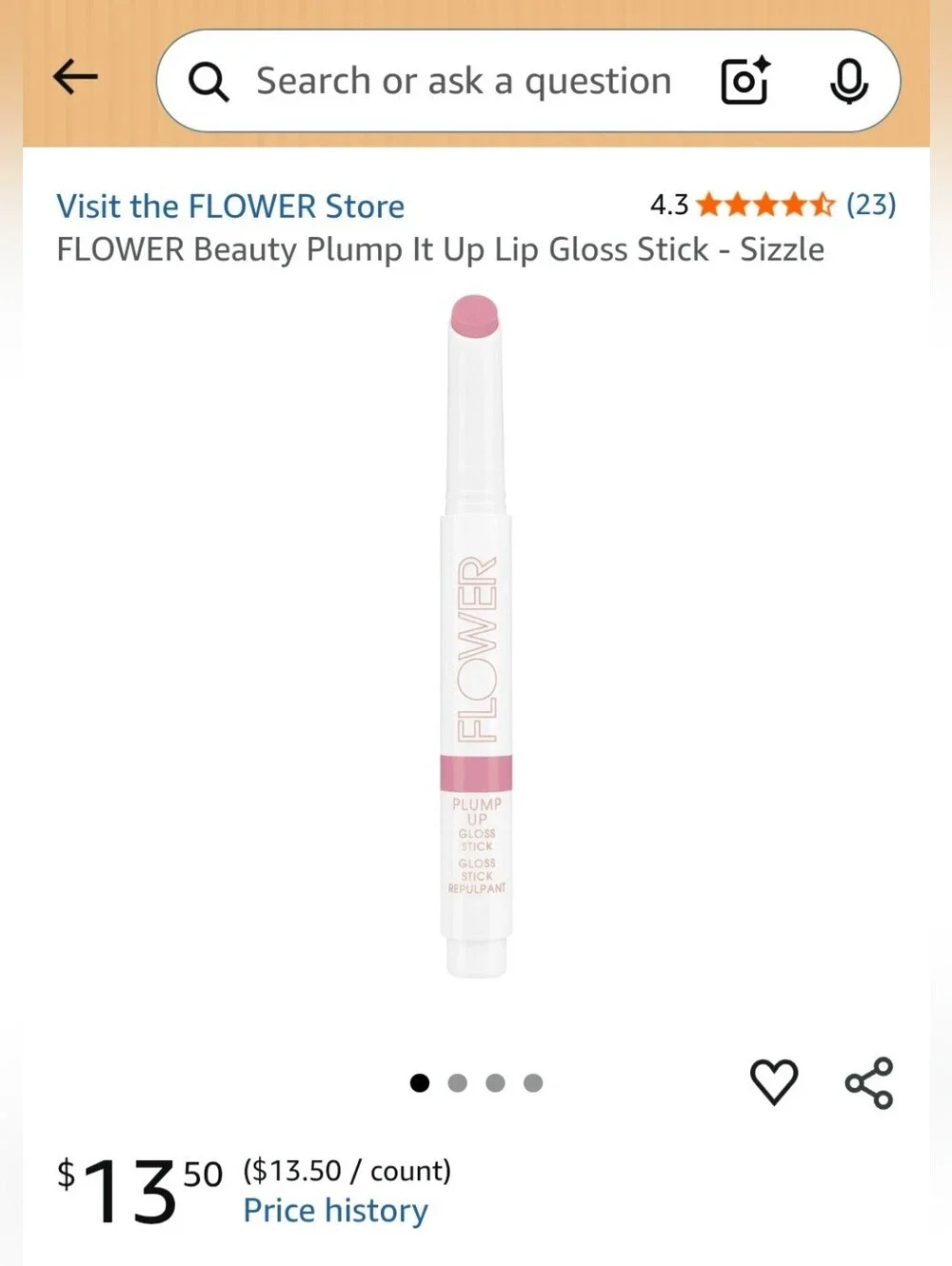 Flower beauty lip