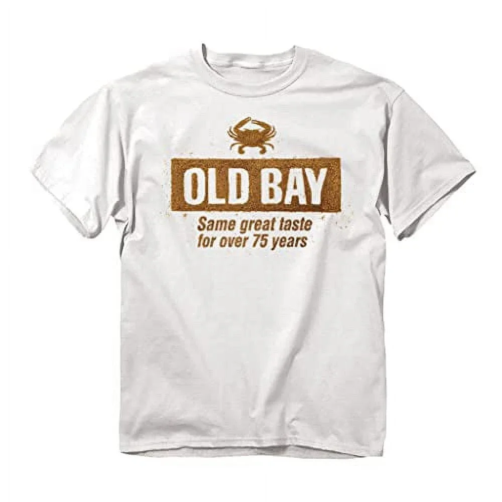 Maryland My Maryland, Old Bay- Spice Art Shirt, White, Size Small