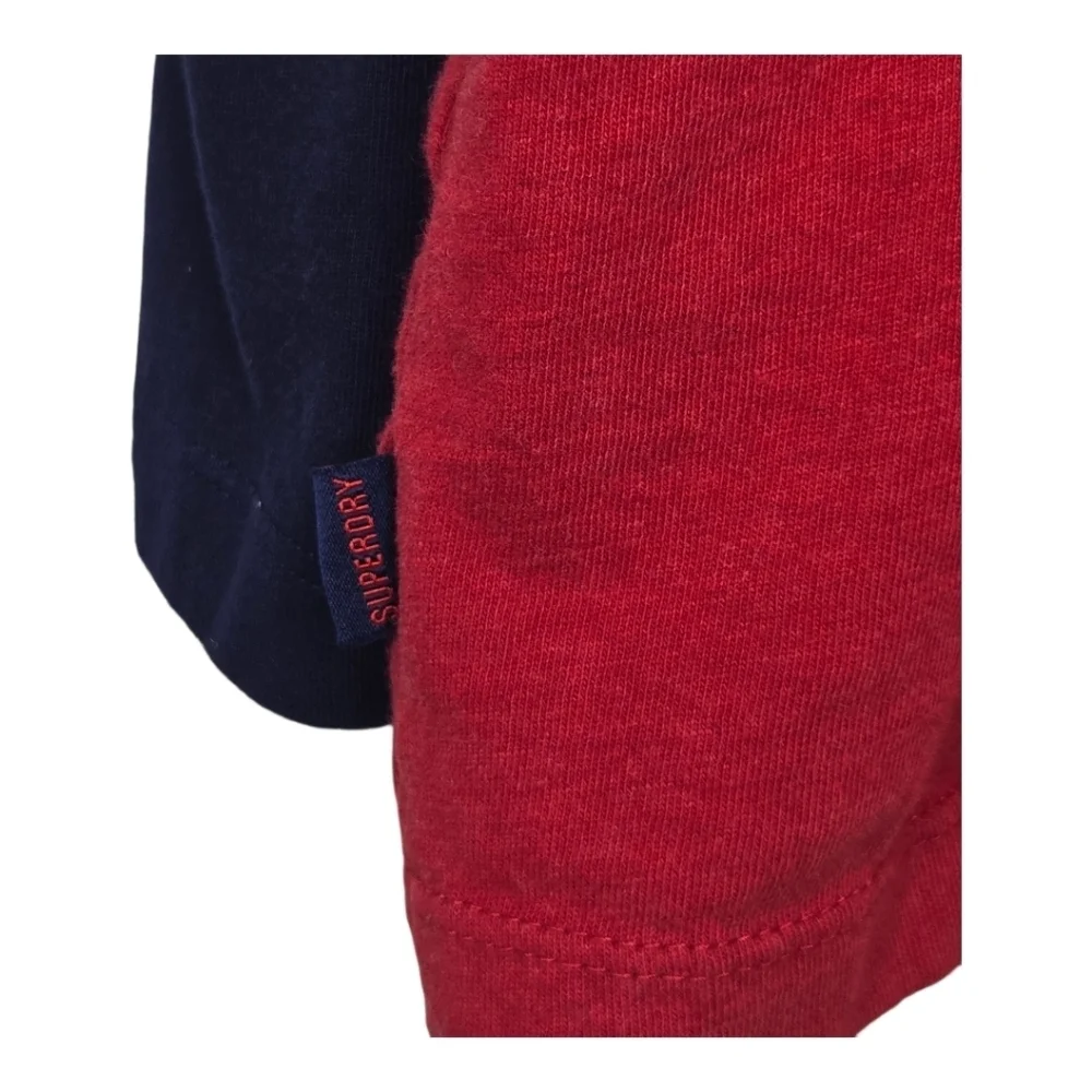 Superdry front crew blue