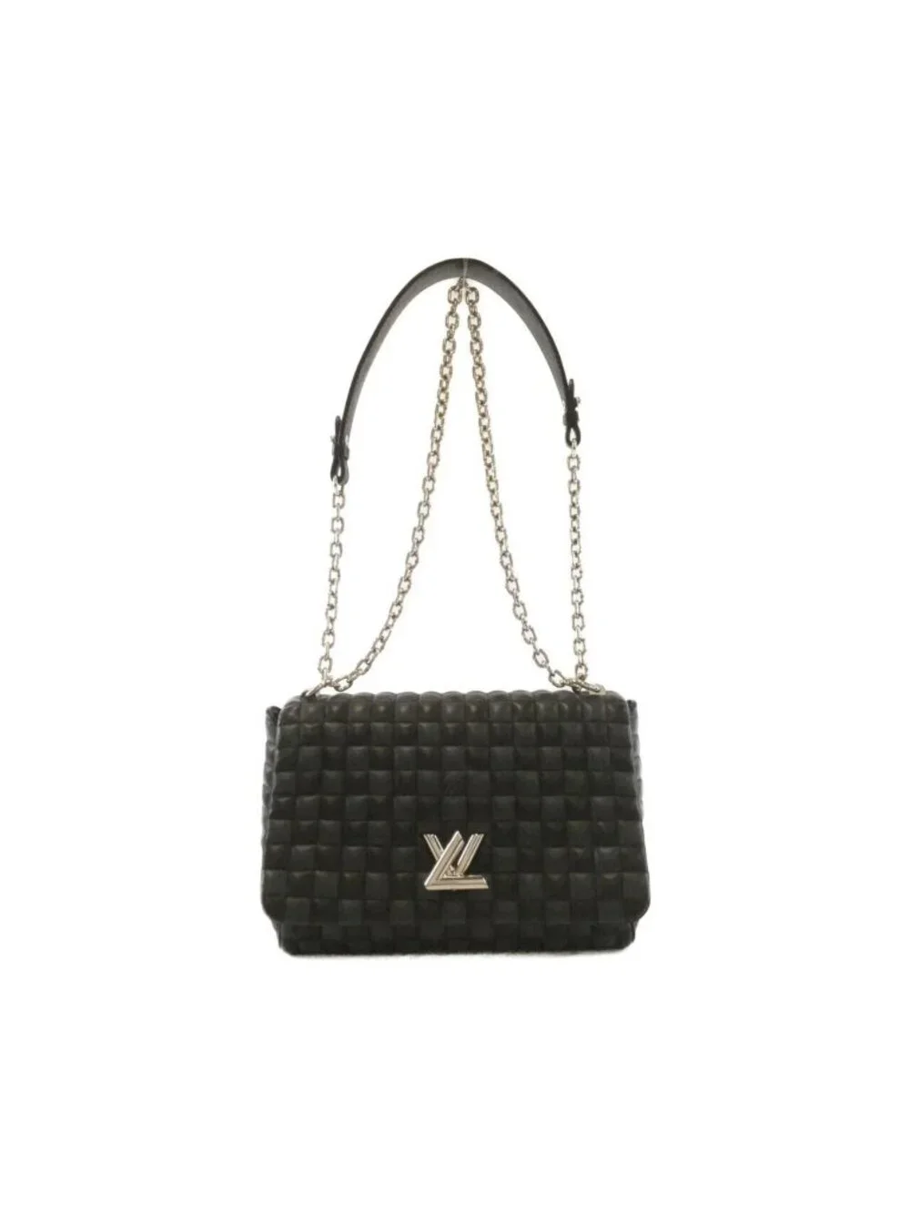 Louis Vuitton Damier Cobalt Twist MM Shoulder Bag
