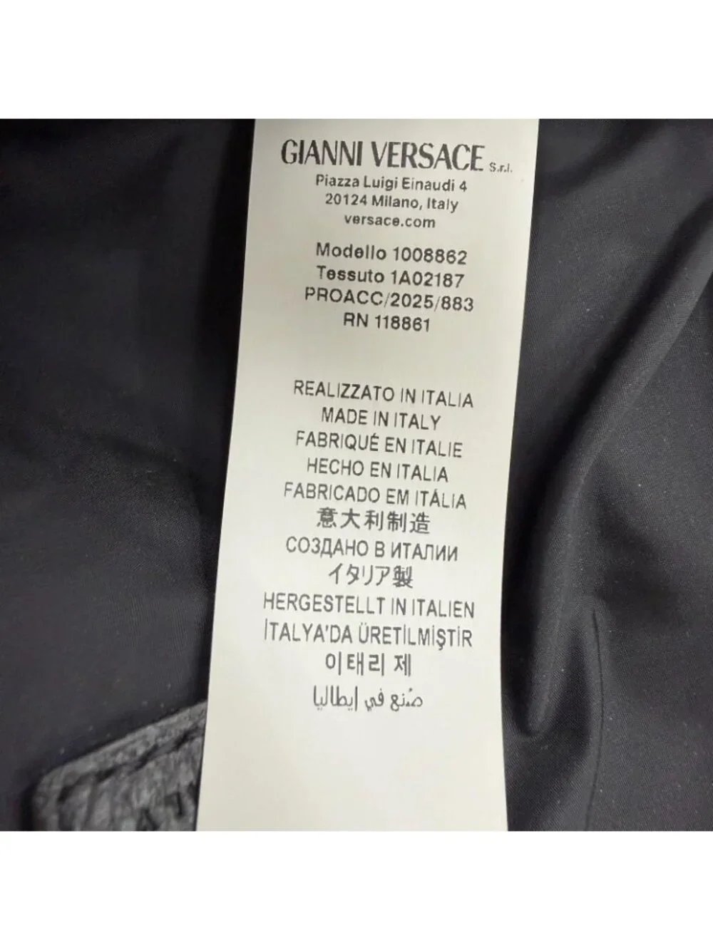 Versace this authentic