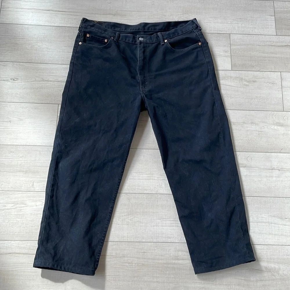 Men's Black 550 Levi's jeans waist 42 length 30