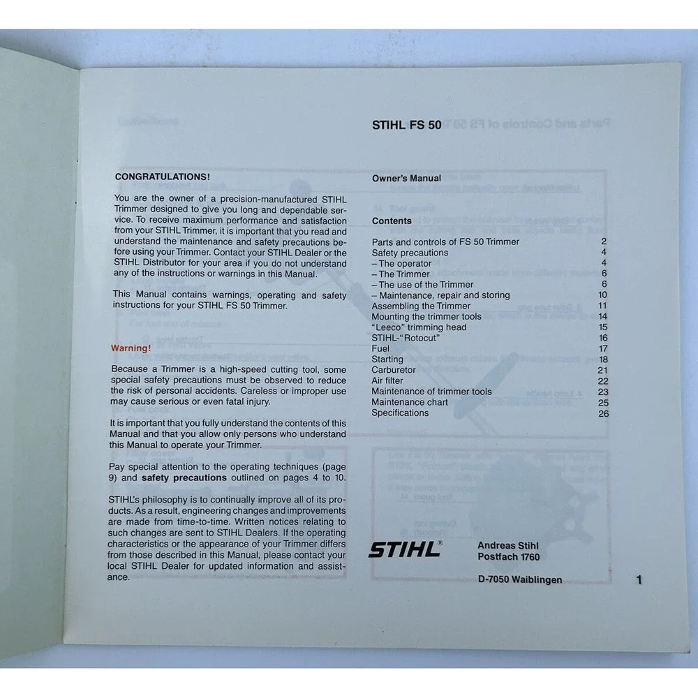 Stihl fs 50