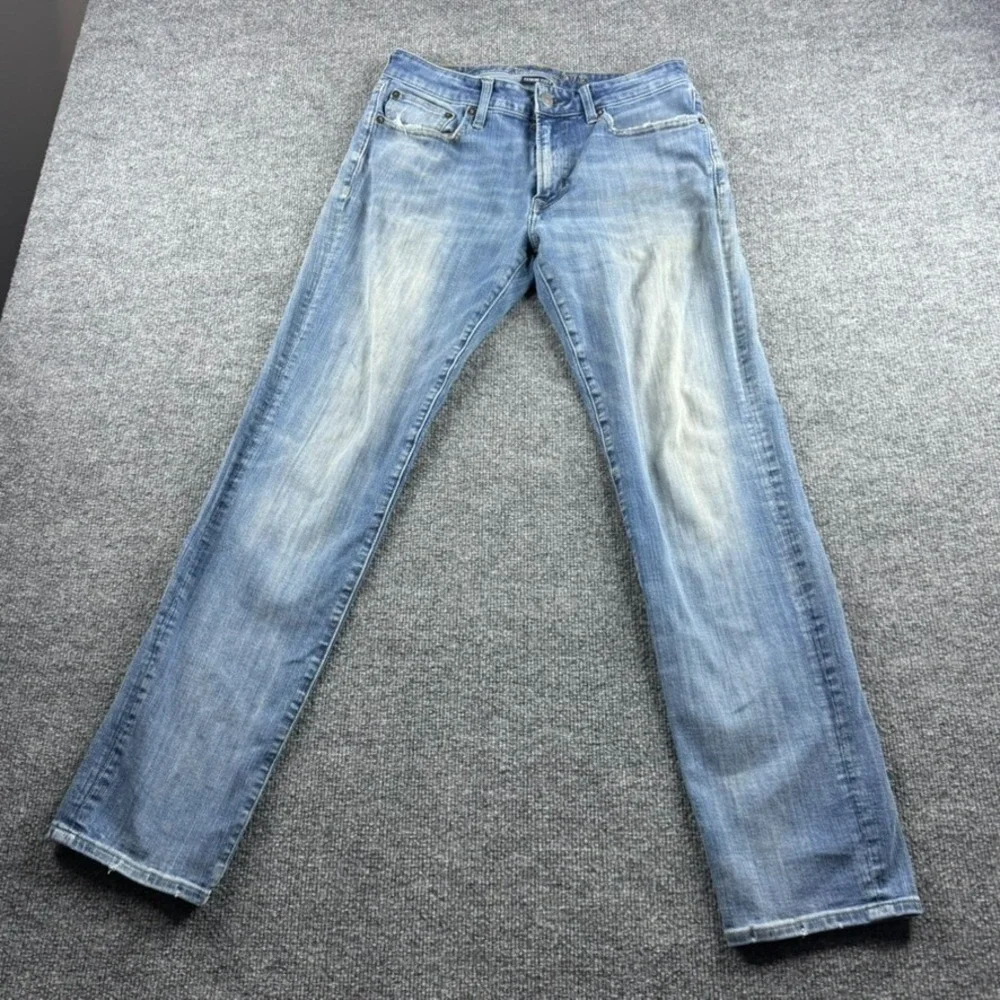 American Eagle Jeans Mens 31x32 Blue Slim Straight Cotton Stretch Denim Workwear