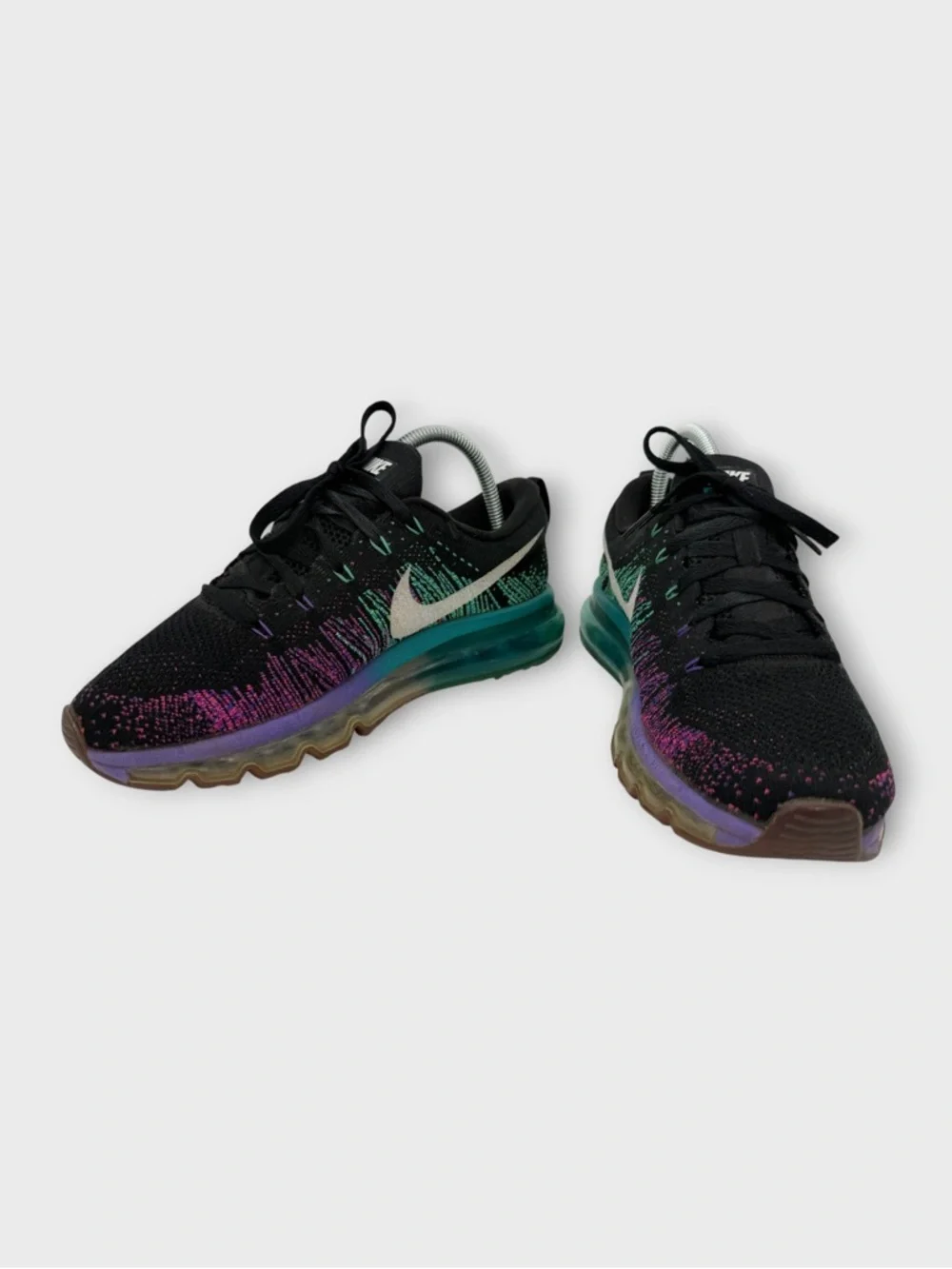 Nike Flyknit Air‎ Max Purple Venom Women’s Size 8 Fair Condition Nice!