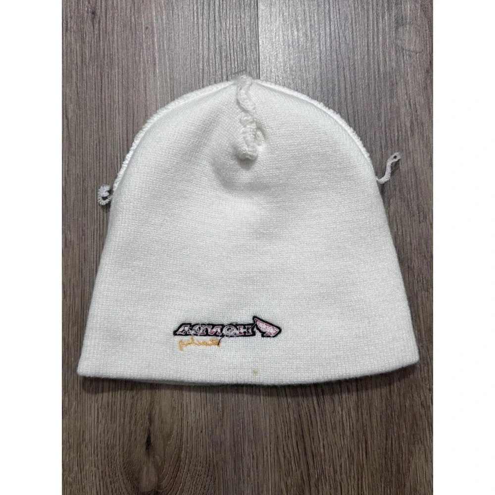 Vintage Honda Racing Woody Woodpecker Flame Beanie One Size