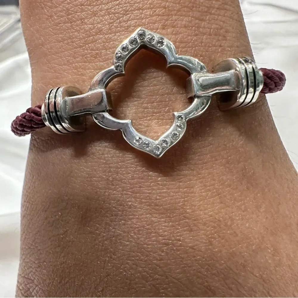 Brighton burgundy rope