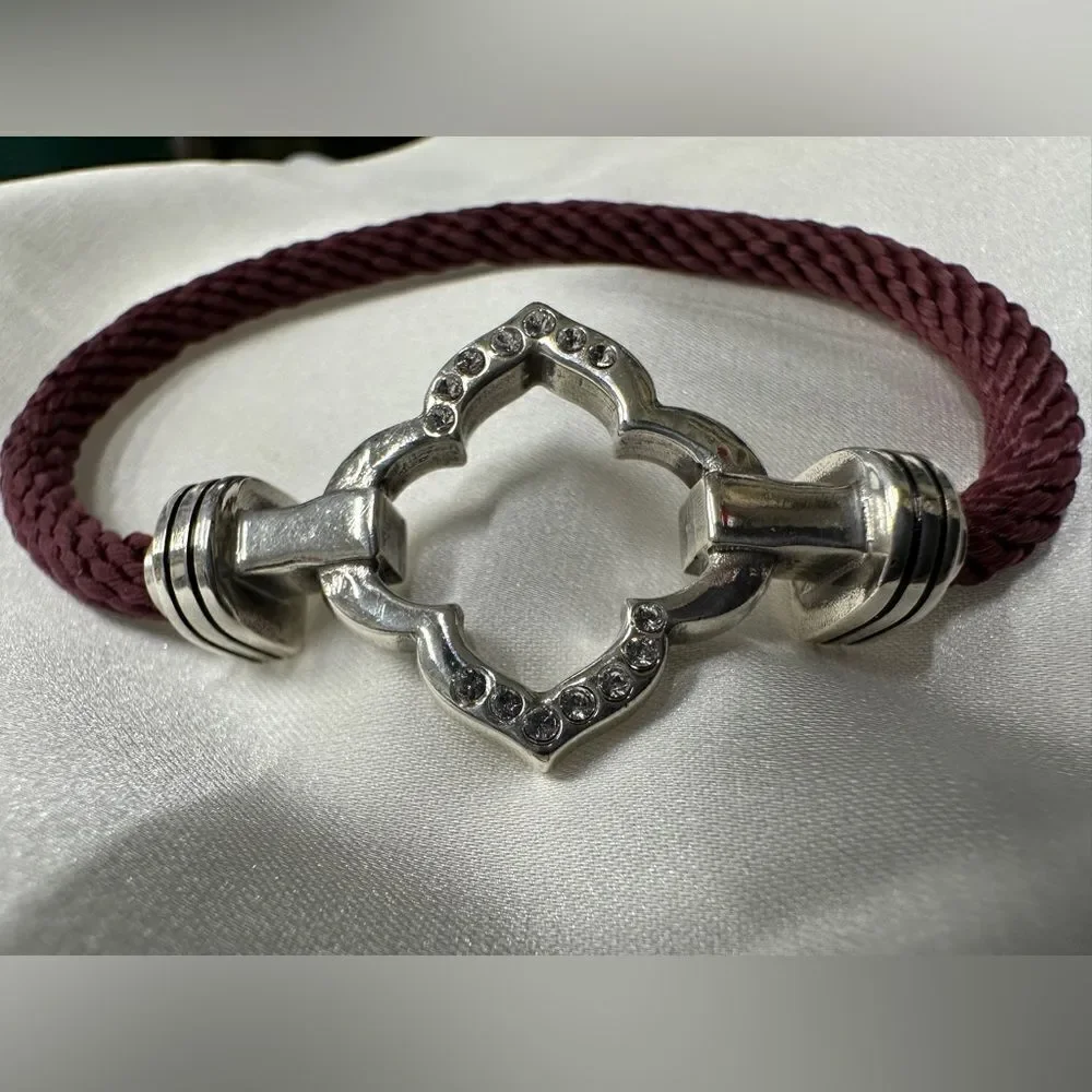 Brighton burgundy rope