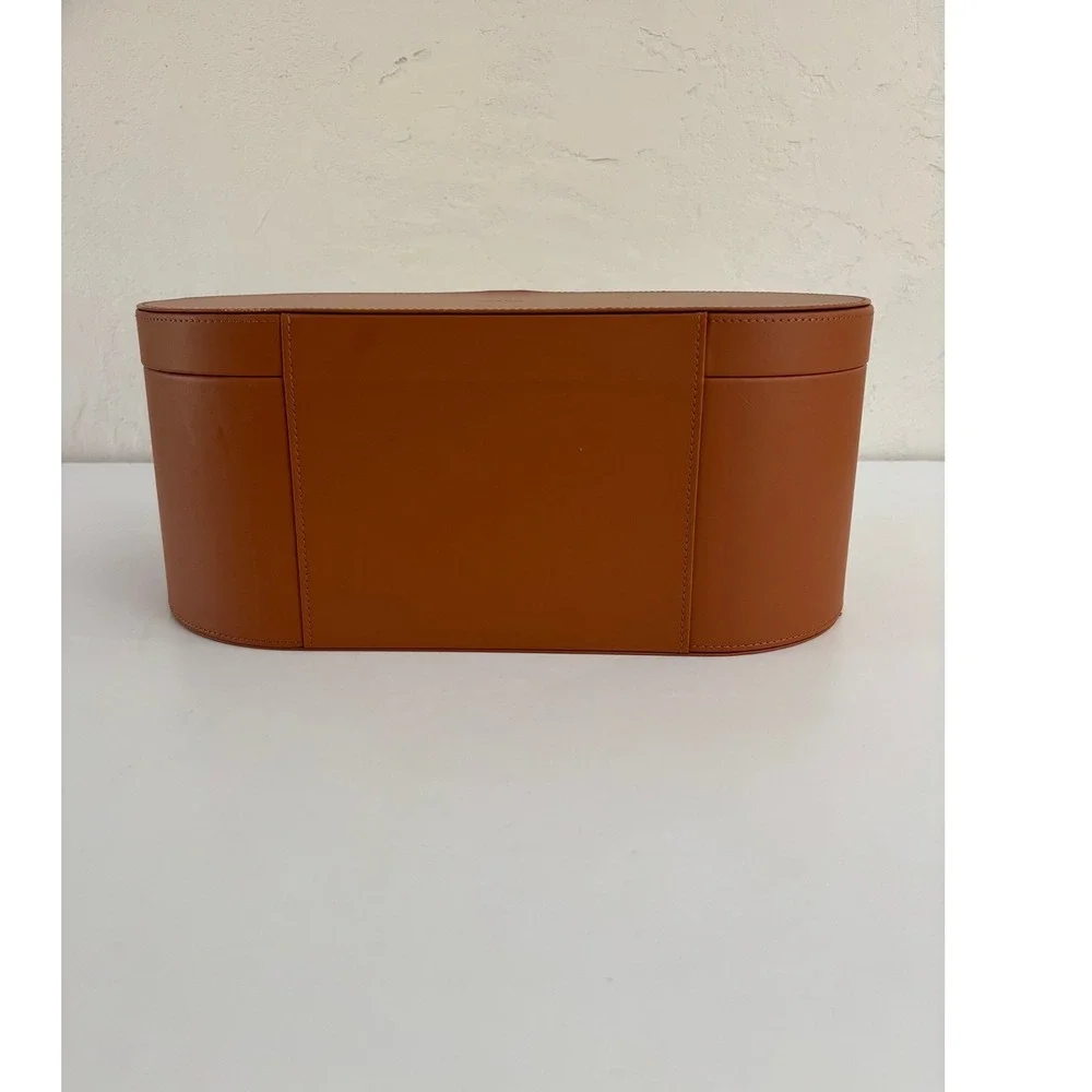 Dyson Airwrap Supersonic Presentation Case Tan Brown Storage Box Magnetic Clasp